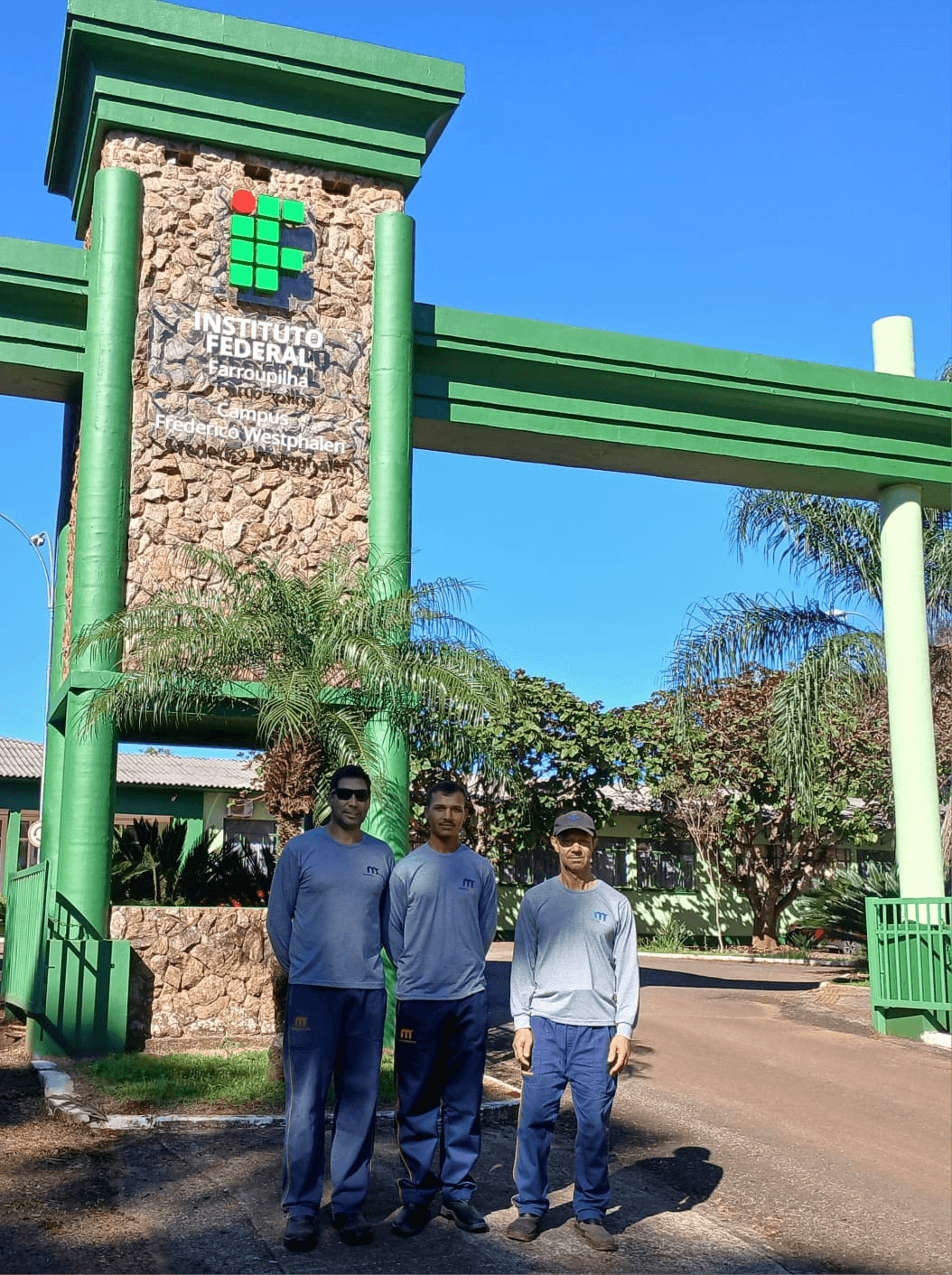 Equipe da Mercoservice no Instituto Federal Farroupilha, Campus Frederico Westphalen